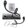 Anello fallico doppio con plug anale nero Anello fallico doppio con plug anale nero