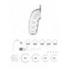 Gabbia pene con plug anale trasparente Gabbia pene con plug anale trasparente