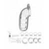 Gabbia Pene 14 cm mod 06 trasparente Gabbia Pene 14 cm mod 06 trasparente
