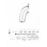 Gabbia Pene con dilatatore uretra 10 cm Gabbia Pene con dilatatore uretra 10 cm