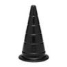 Plug anale XL piramide nero 16,5 cm