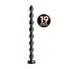 Dildo Snake palline anali 50 cm nero