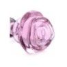 Plug anale in vetro rosa Small 10 cm Plug anale in vetro rosa Small 10 cm