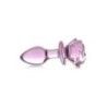 Plug anale in vetro rosa Medium 11 cm Plug anale in vetro rosa Medium 11 cm