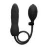 Fallo gonfiabile Silicone Twist nero Ouch! Fallo gonfiabile Silicone Twist nero Ouch!