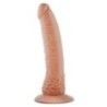Dildo ventosa curvo Captain 20cm pelle chiara