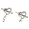 Strizza capezzoli regolabili forma cuore Strizza capezzoli regolabili forma cuore