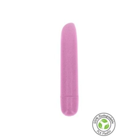 Mini vibratore vaginale vegano rosa