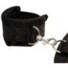 Imbracatura BDSM per polsi e caviglie nera Imbracatura BDSM per polsi e caviglie nera