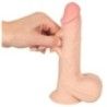 Fallo realistico con pelle chiara retrattile Fallo realistico con pelle chiara retrattile