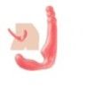 Fallo strapon indossabile vaginale rosa Fallo strapon indossabile vaginale rosa