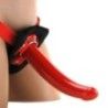Set strapon imbracatura e dildo rosso Set strapon imbracatura e dildo rosso