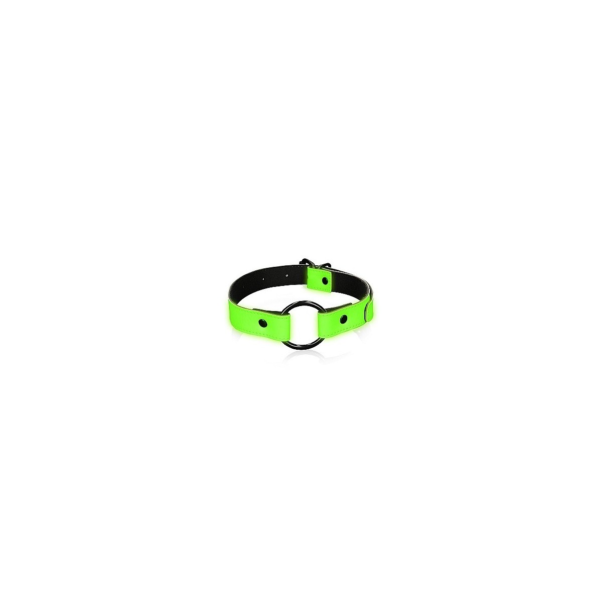 Morso O-Ring Gag - Glow in the Dark - Neon Green/Black