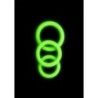 Kit 3 Anelli fallici verde fluo Ouch! Kit 3 Anelli fallici verde fluo Ouch!