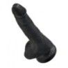 Fallo realistico con testicoli 15 cm nero Fallo realistico con testicoli 15 cm nero