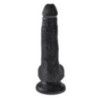 Fallo realistico con testicoli 15 cm nero Fallo realistico con testicoli 15 cm nero