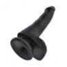 Fallo realistico con testicoli 15 cm nero Fallo realistico con testicoli 15 cm nero