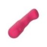 Vibratore in silicone curvo rosa Vibratore in silicone curvo rosa