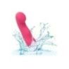 Vibratore in silicone curvo rosa Vibratore in silicone curvo rosa
