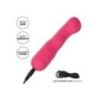 Vibratore in silicone curvo rosa Vibratore in silicone curvo rosa