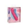Vibratore in silicone curvo rosa Vibratore in silicone curvo rosa