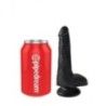 Fallo realistico con testicoli 15 cm nero Fallo realistico con testicoli 15 cm nero