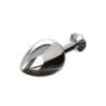 Plug anale goccia e doppio anello fallico L Plug anale goccia e doppio anello fallico L