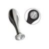 Plug anale a bulbo e doppio anello fallico M Plug anale a bulbo e doppio anello fallico M