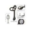Plug anale goccia e doppio anello fallico S Plug anale goccia e doppio anello fallico S