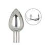 Plug anale goccia e doppio anello fallico S Plug anale goccia e doppio anello fallico S