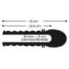 Guaina fallica crystal trasparente 15 cm Guaina fallica crystal trasparente 15 cm