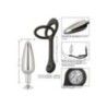 Plug anale goccia e doppio anello fallico M Plug anale goccia e doppio anello fallico M