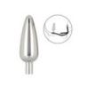 Plug anale goccia e doppio anello fallico M Plug anale goccia e doppio anello fallico M