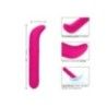 Vibratore punto G bliss fucsia Vibratore punto G bliss fucsia