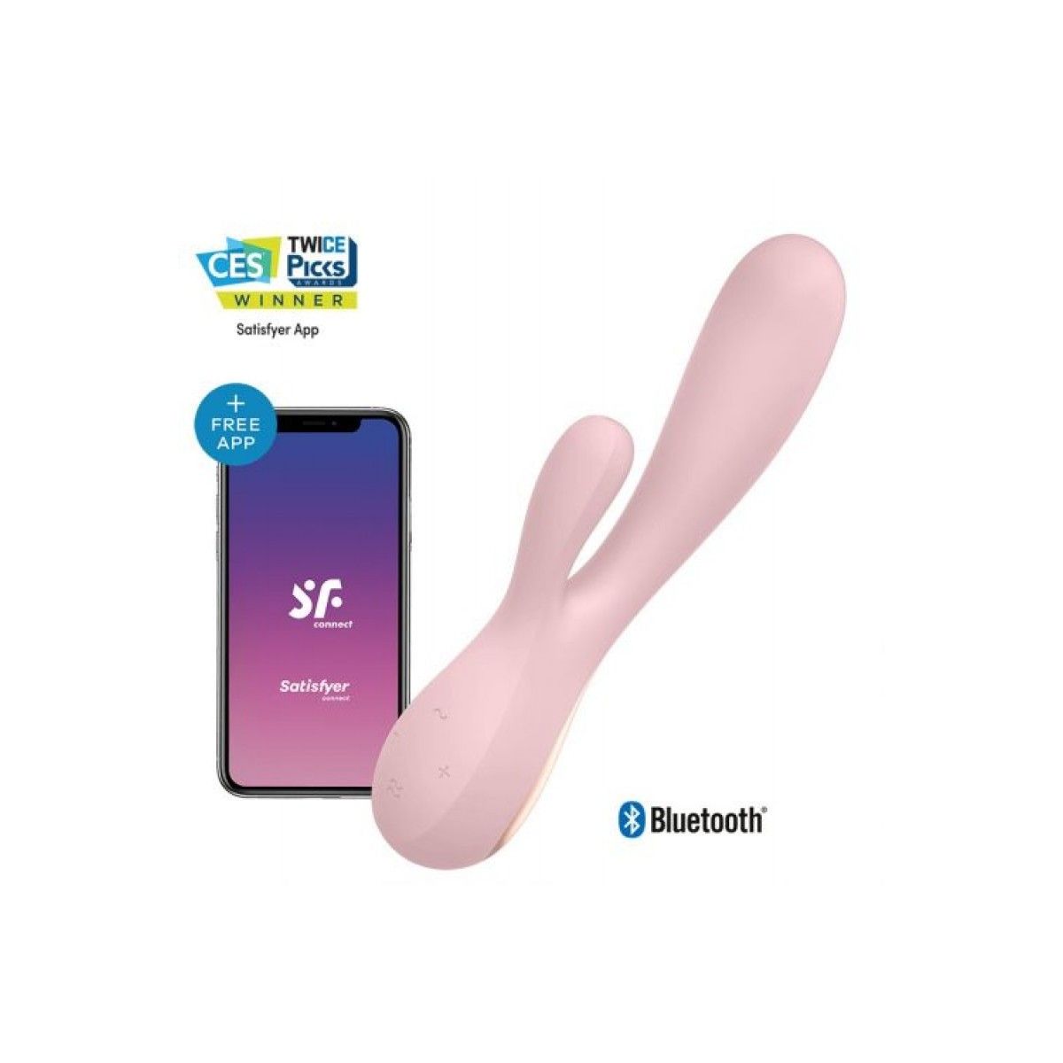 Mono Flex mauve incl. Bluetooth and App satisfyer