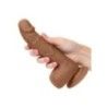 Fallo realistico Silicone Studs 21 cm mulatto