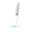 Vibratore in vetro Straight LED 17,7 cm Vibratore in vetro Straight LED 17,7 cm