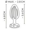 Plug Anale Metal Cage Butt Plug 6,8 cm Plug Anale Metal Cage Butt Plug 6,8 cm