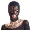 Maschera fetish testa in pizzo nero Bad Kitty
