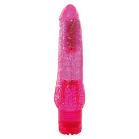 Vibratore realistico classy glitter fucsia