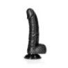 Dildo realistico curvo ventosa 17 cm nero Dildo realistico curvo ventosa 17 cm nero