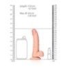 Dildo realistico curvo ventosa 17 cm chiaro Dildo realistico curvo ventosa 17 cm chiaro
