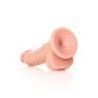 Dildo realistico curvo ventosa 17 cm chiaro Dildo realistico curvo ventosa 17 cm chiaro