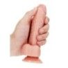 Dildo realistico curvo ventosa 17 cm chiaro Dildo realistico curvo ventosa 17 cm chiaro