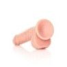 Dildo realistico dritto ventosa 20 cm chiaro Dildo realistico dritto ventosa 20 cm chiaro
