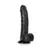 Dildo realistico curvo ventosa 23 cm nero Dildo realistico curvo ventosa 23 cm nero