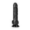 Dildo realistico curvo ventosa 23 cm nero Dildo realistico curvo ventosa 23 cm nero