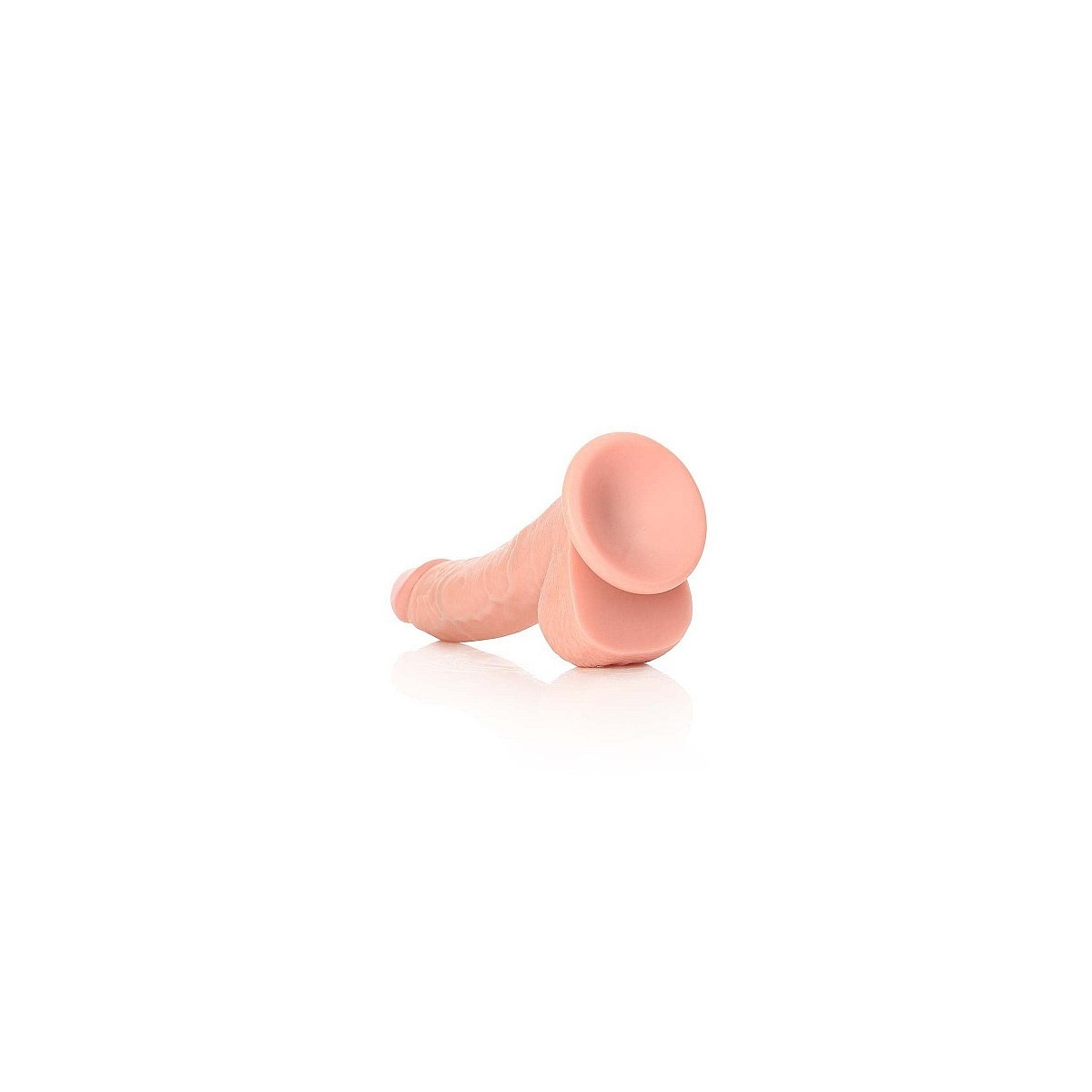 Fallo realistico carne chiaro Dildo with Balls and Suction Cup - 8''/ 20,5 cm