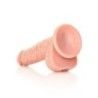 Dildo realistico dritto ventosa 23 cm chiaro Dildo realistico dritto ventosa 23 cm chiaro