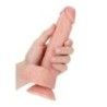 Dildo realistico dritto ventosa 23 cm chiaro